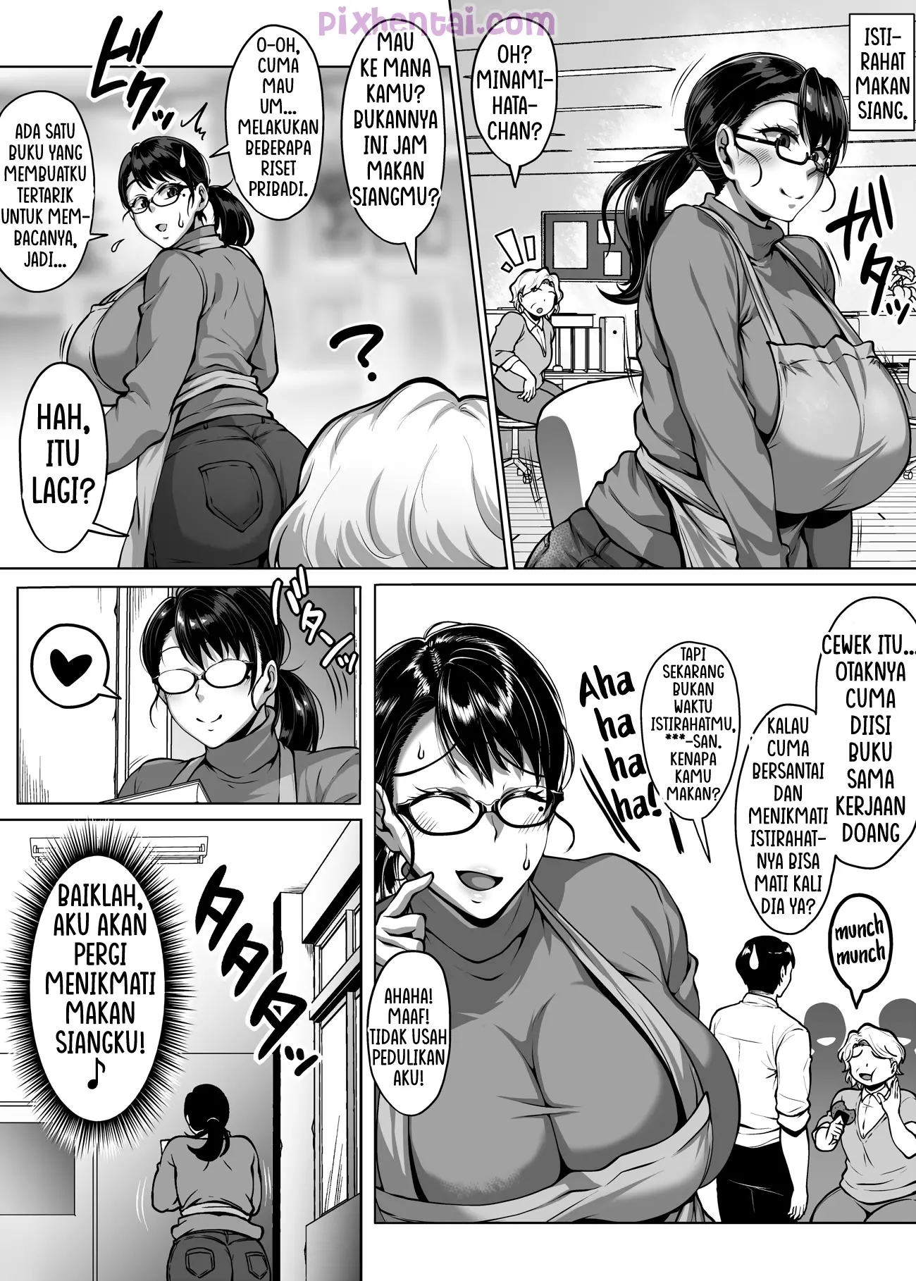 Komik hentai xxx manga sex bokep Lewd Librarian Pussy for Loan 28